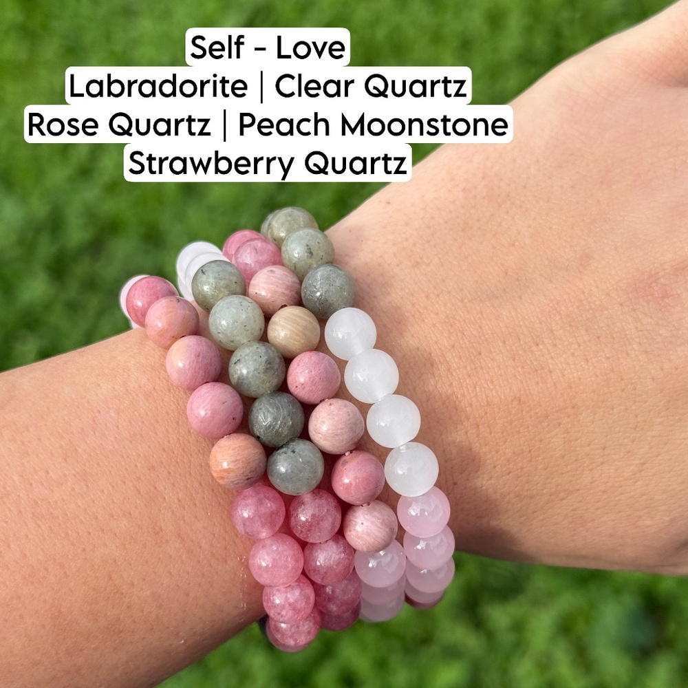 Multi Crystal Bracelet | Self Love |